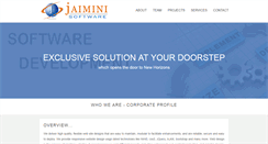 Desktop Screenshot of jaiminisoftware.com