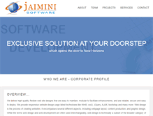 Tablet Screenshot of jaiminisoftware.com